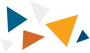 colorful triangles icon graphic